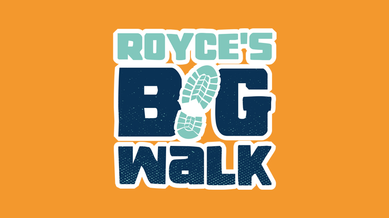 Royces big walk blog logo